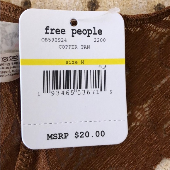 NWT Free People Gallon Lace Racerback Bralette M - Picture 7 of 11